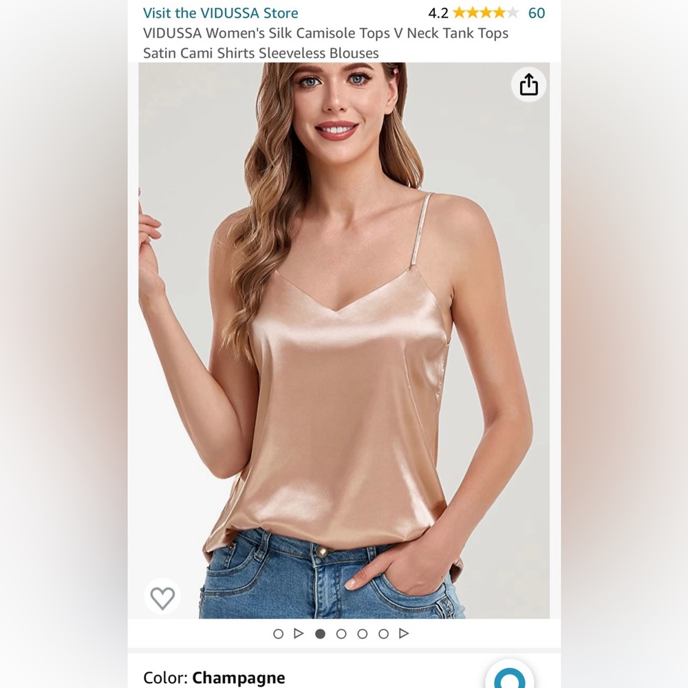 Vidussa Women's Silk Camisole